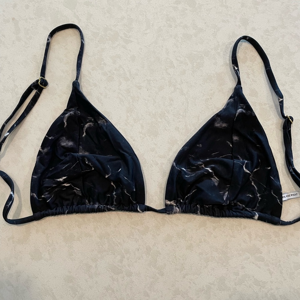 WeWoreWhat marble print Bikini size L